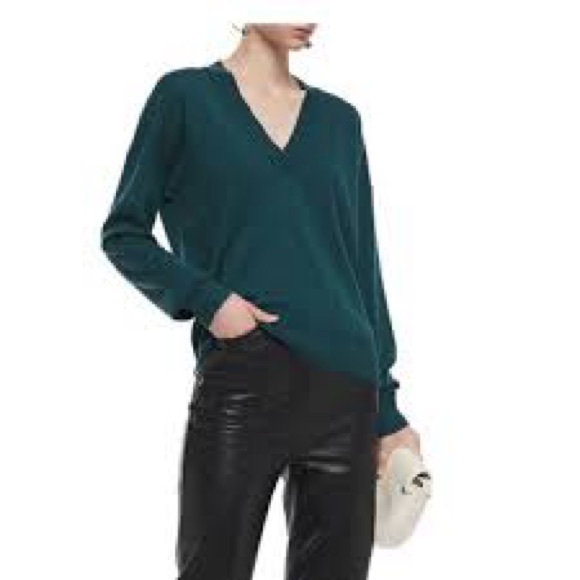 Equipment Azia V-neck Sweater, Size M - Picture 1 of 5
